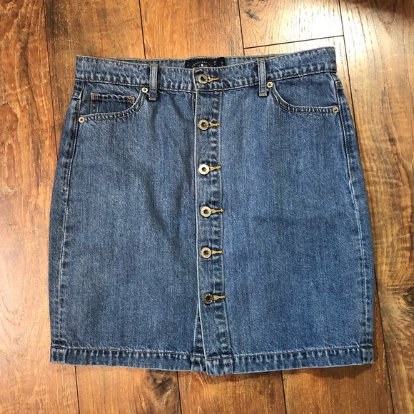 lucky brand denim skirt